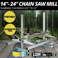 14inch 24inch chainsaw mill log guide bar chain saw planking lumber cutting tool portable chain saw mill
