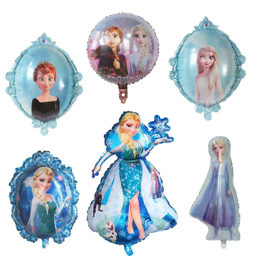 Мультяшные воздушные шары из фольги в виде Эльзы Олафа мультфильма Холодное