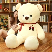 60 100cm large teddy bear plush toy lovely giant bear huge stuffed soft animal dolls kids toy birthday gift for girlfriend lover