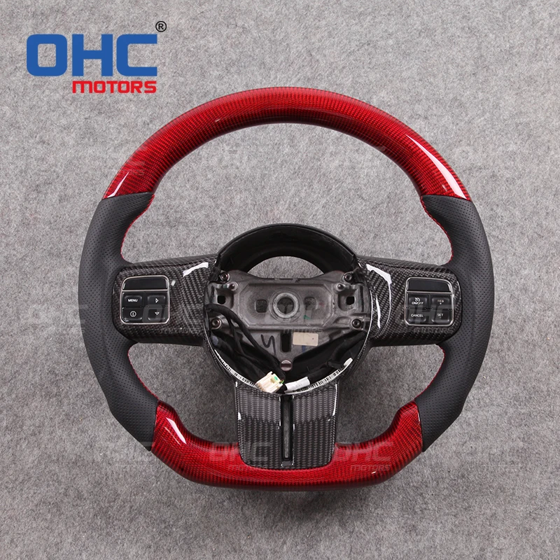 

100% Real Carbon Fiber Steering Wheel for Jeep Wrangler