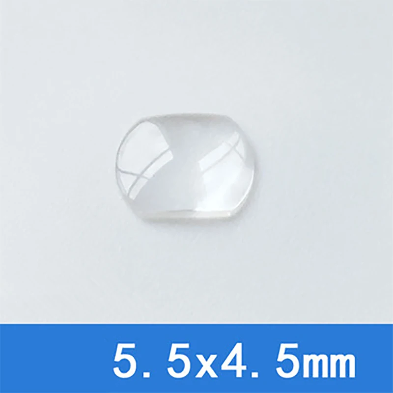 1pc Square calendar Bubble Magnifier Lens Suitable For Date Window High Transparency Watch Crystal Glass 7.0x5.5mm/5.5x4.5mm | Наручные