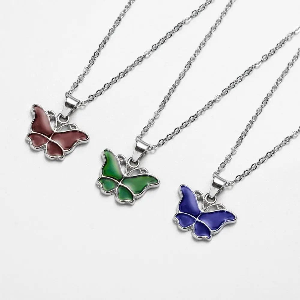 

New Fashion Sensitive Thermochromic Cute Butterfly Ring Personality Elegant Lady Casual Party Animal Ring Jewelry