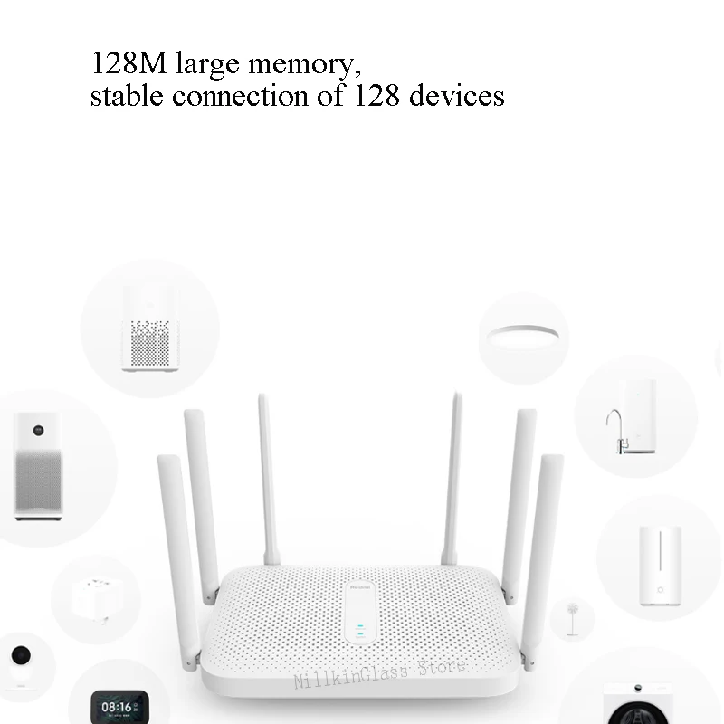 Xiaomi новейший Redmi AC2100 маршрутизатор 2000 м двухдиапазонный беспроводной маршрутизатор Wifi повторитель с 6 антеннами с высоким коэффициентом усиления широкий охват