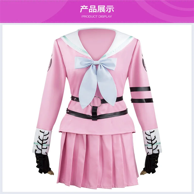

Costume Miu Iruma Danganronpa V3 Cosplay School Uniform Anime Cosplay Halloween Costume for Women Suit Carnival Sets
