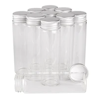 48 pieces 50ml glass bottles with aluminum lids 30100mm glass jars for wedding crafts gift