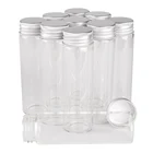 48 шт. 50 мл стеклянные бутылки с алюминиевыми крышками 30*100 мм стеклянные банки для свадебных поделок подарок