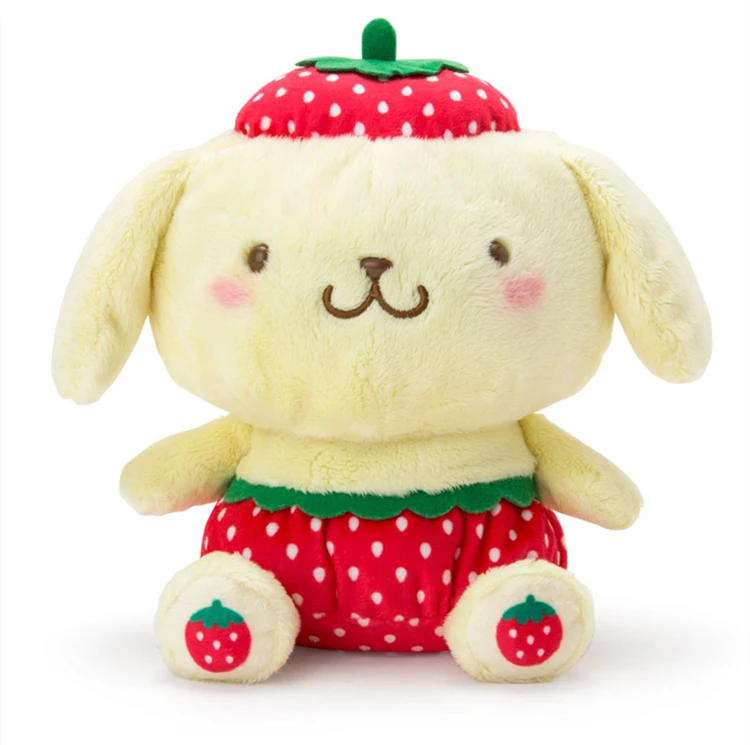 Японская веб-звезда ins sanrio Клубника HelloKitty Cinnamoroll плюшевые игрушки Мелодия плюшевый кулон пудинг PC Собака висячая пряжка