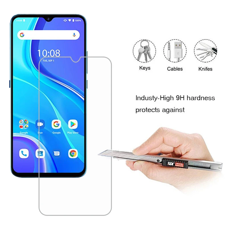 2 шт. закаленное стекло для UMI Umidigi A7S стеклянная пленка 9D защитный стеклянный