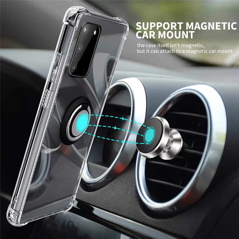 Silicone Ring Case Poco M4 Pro 5g Transparent Cases For Xiaomi X3 NFC F3 F2 M3 Shockproof Cover | Мобильные телефоны и