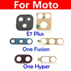 2 шт.лот стеклянная крышка объектива камеры с клеем для Motorola Moto G10 G20 G30 One Vision Hyper Fusion G9 E7 Plus Play E7E2020