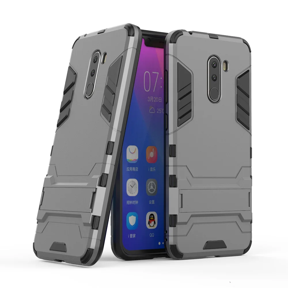 Чехол для Xiaomi pocophone F1 силиконовый матовый чехол из ТПУ задняя крышка защитный