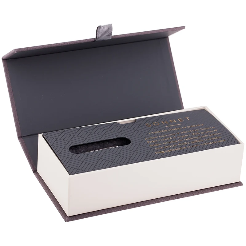 Ручка шариковая Parker &quotSonnet Black Lacquer CT" черная 1 0мм поворот. в подарочной упаковке
