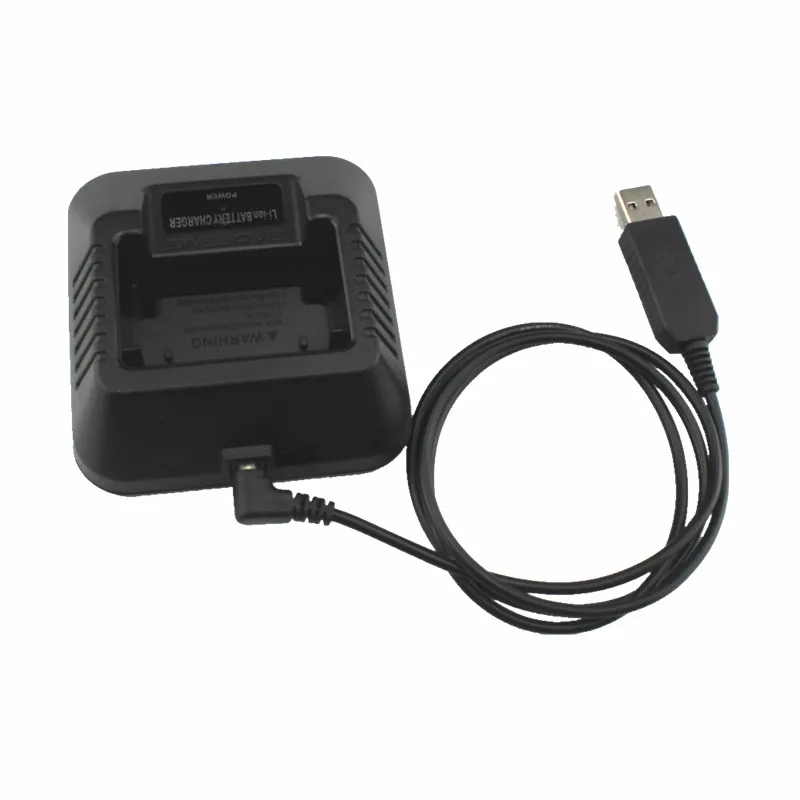USB зарядное устройство и база для Baofeng UV 5R двухстороннее Радио рация 5RA 5RE