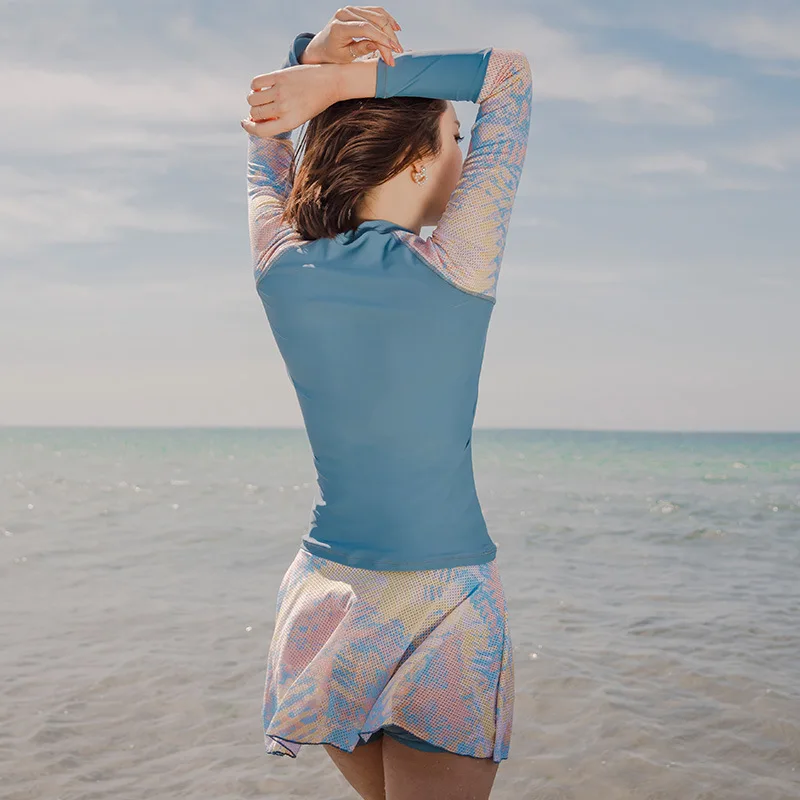 Женское платье для плавания костюм серфинга с высокой талией Спортивная юбка