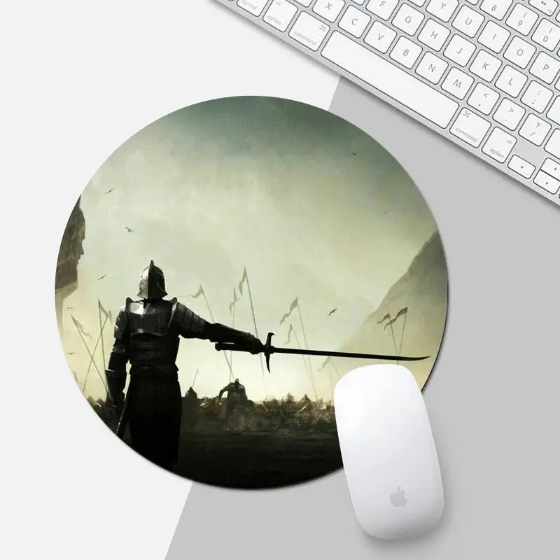 

swordman gamer play mats Mousepad Desk Table Protect Game Office Work Round Mouse Mat pad XL Non-slip Laptop Cushion