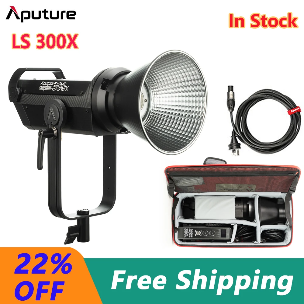 Aputure v образной КРЕПЕЖНОЙ ПЛАСТИНОЙ LS 300X светодиодный светильник Би Цвет 2700K 6500K