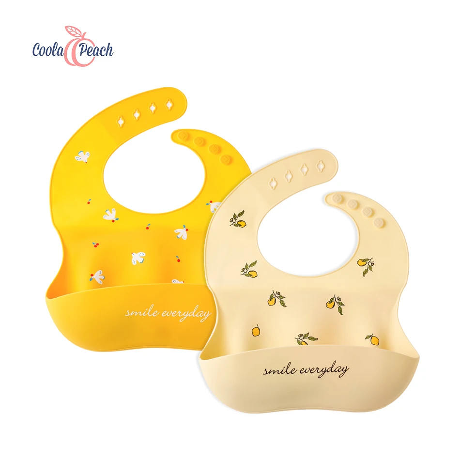 Cola Peach экологически чистый BPA без силикагеля нагрудник водонепроницаемый
