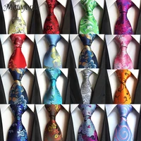 fashion embroidery jacquard flower pattern 100 silk tie man necktie fit banquet business party formal tie festival gift cravat