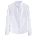 Женская блузка с длинным рукавом, белая элегантная офисная рубашка для работы, весна 2022