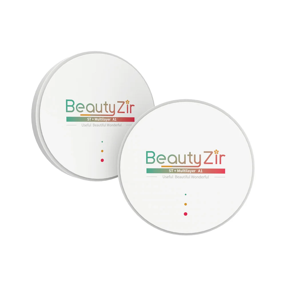 ST + ML 9822 мм Многослойные стоматологические блоки из циркония для wieland открытая