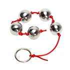 Нержавеющаясталь анальный шарик Butt вагинальный штекер пять Металлические анальные шарики игрушки годе интимные товары вагинальная и Анальная пробка Секс-игрушки для женщины