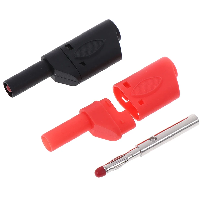 10 шт./лот 4 мм Штекерный выдвижной оболочка штабелируемые разъемы для проволоки с