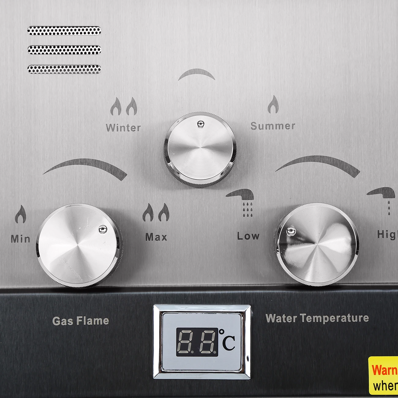 

Yonntech 8L Natural Gas Tankless Hot Water Heater Methane Instant Boiler 2GPM Stainless Steel
