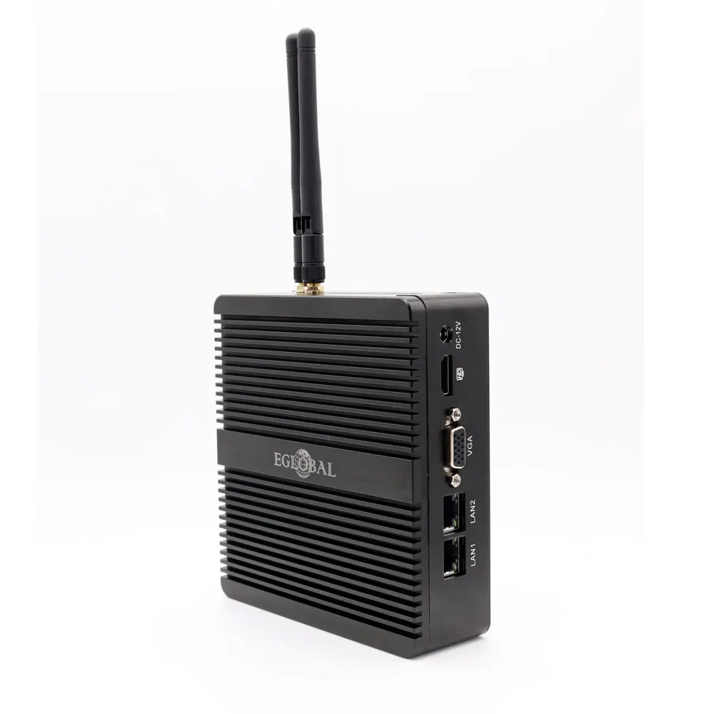 VESA MOUNT HTPC Самый дешевый четырехъядерный мини ПК без вентилятора Intel celeron J1900 windows