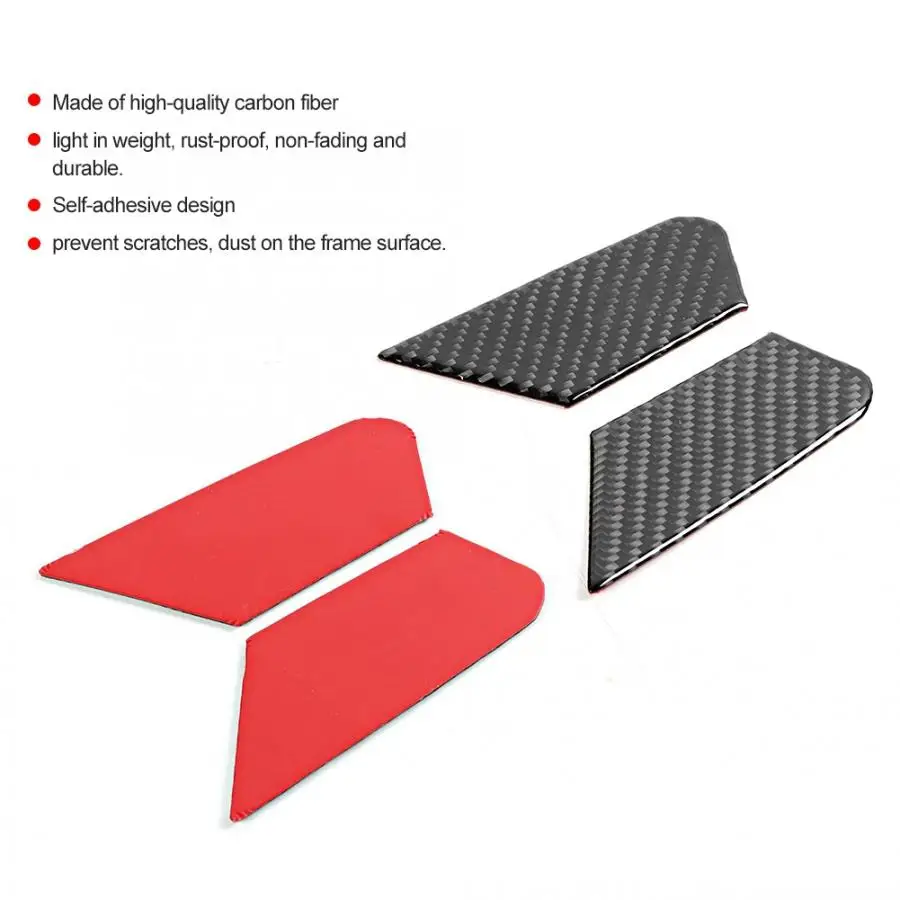 

car styling 4pcs Car Carbon Fiber Interior Door Bowl Cover Trim Fit for Alfa Romeo -Giulia 17-19