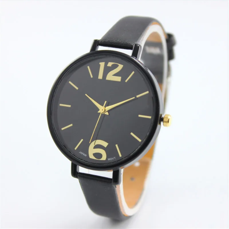 

NO.2Women Bracelet Watch Geneva Famous brand Ladies Faux Leather Analog Quartz Wrist Watch Clock Women relojes mujer