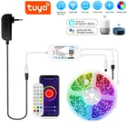 Лента светодиодная Tuya Music Sync с Wi-Fi RGB контроллер, 1 м-10 м, 12 В постоянного тока, 60 светодиодовм