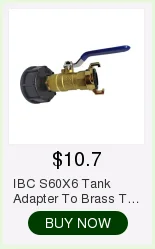 1/2 дюйма, 3/4 дюйма, 1 дюйм, резьба IBC, адаптер для бака, соединитель для крана, Замена клапана, фитинг для дома, сада, водяных разъемов