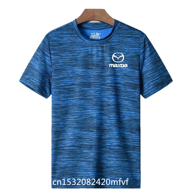 

Новое поступление 2021, рубашка для мотоцикла Mazda, Мужская футболка с коротким рукавом, футболка с логотипом команды мотоцикла jk