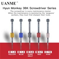 5PCS UANME обезьяна 36k отвертка серии Прецизионная отвертка Набор для iPhone samsung Xiaomi Инструменты для ремонта открытия - Цвет: 5PCS