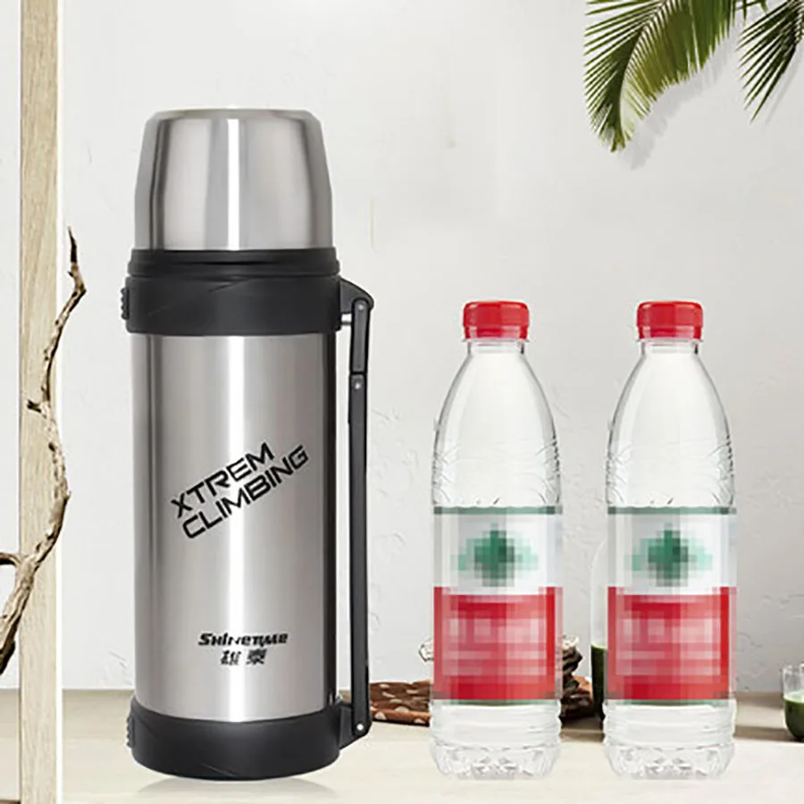 Thermos Bottle Mug Stainless Steel Tumbler Large Capacity Cup Vacuum Flask Water Drinking 50T070 | Дом и сад