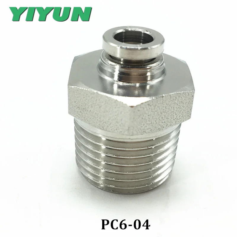 

YIYUN Stainless steel PC connector PC4-M5 PC4-01 PC4-02 PC6-M5 PC6-01 PC6-02 PC6-03 PC8-01 PC8-02 PC8-03 PC8-04 PC10-01 PC10-02