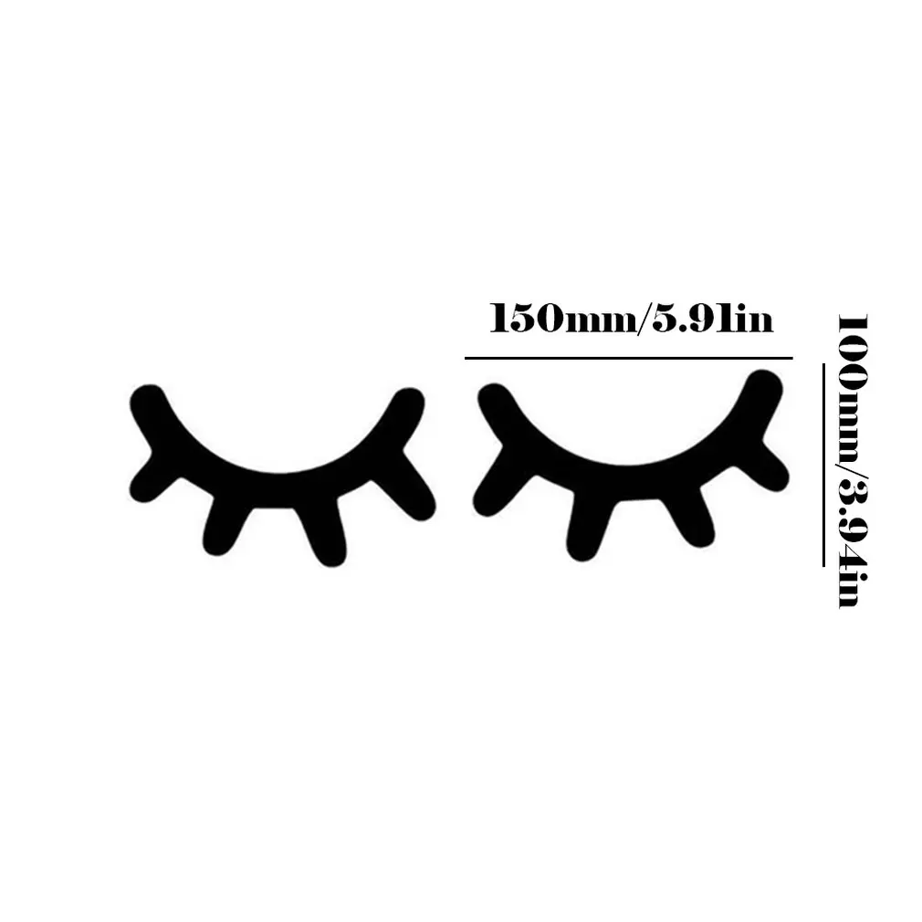 Деревянные настенные наклейки на ресницы тонкие стену украшения для детской