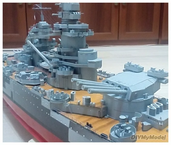 DIYMyModeI-rompecabezas de la Segunda Guerra Mundial francesa, modelo de papel hecho a mano, regalo, utillaje de pel&iacute;cula-1