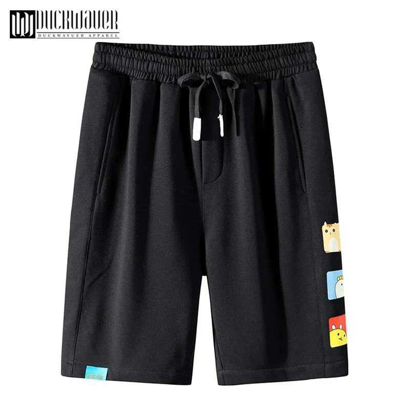 

Duckwaver 2021 New Man Shorts Summer Fashion Casual Shorts Comfortable Men Cartoon Printing Daily Working Shorts Big Size 4XL