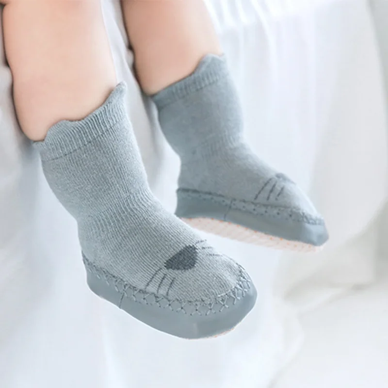 New 5 pairs/lot 0-3 years old children's shoes and socks spring and autumn cotton children's socks for boys and girls baby socks