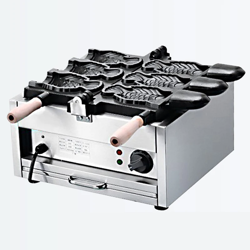 Коммерческая Машина taiyaki с 3 отверстиями газовая/электрическая японская машина