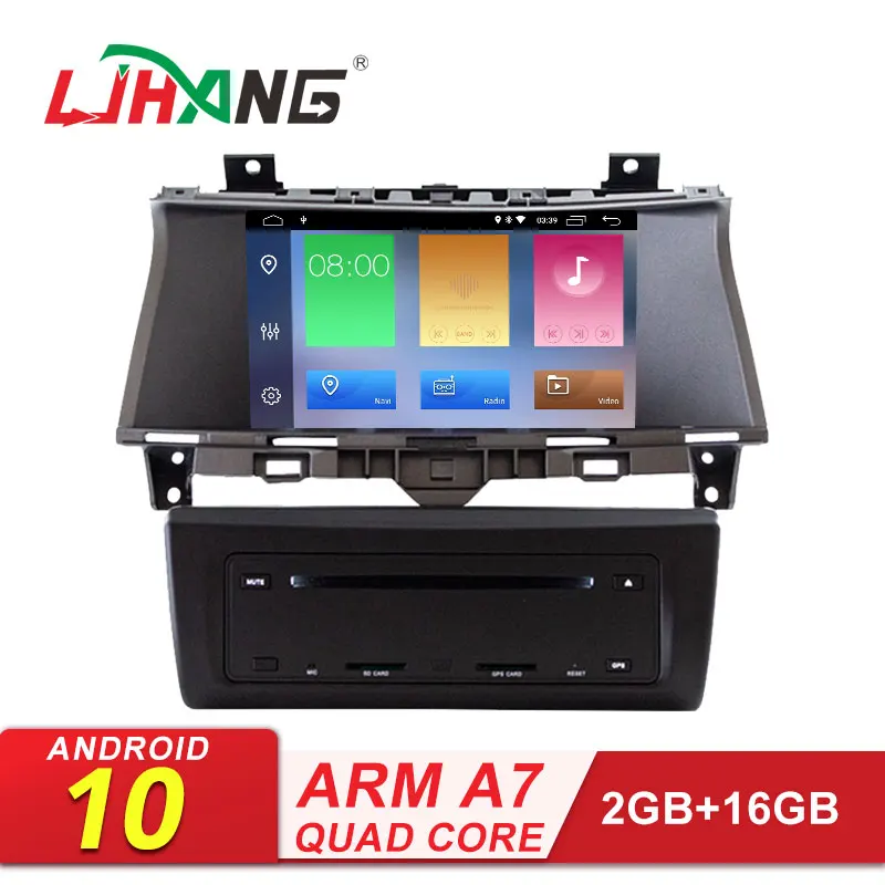LJHANG Android 10 Автомобильный мультимедийный плеер для Honda Accord 2008 2014 WIFI GPS навигация 1 Din