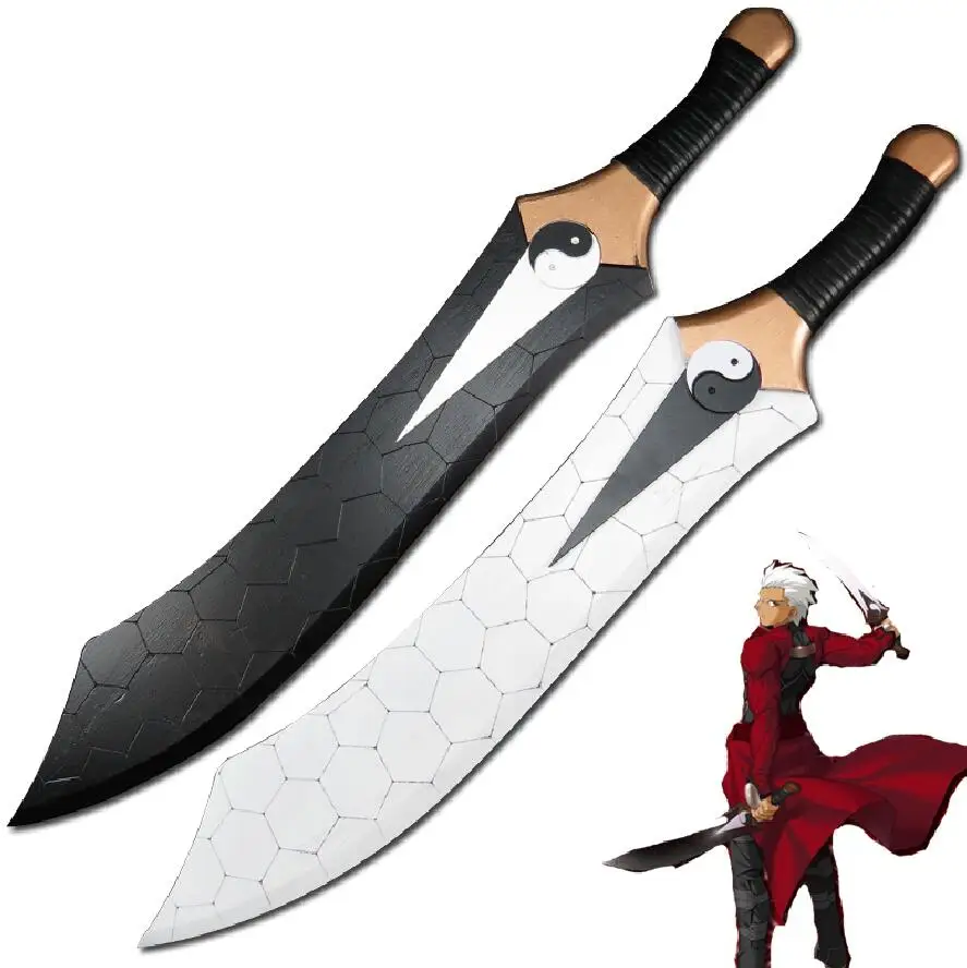 

Fate/Stay Night Archer Gan Jiang and Mo Ye Red A double knife wooden Cosplay of Unlimited Blade Works