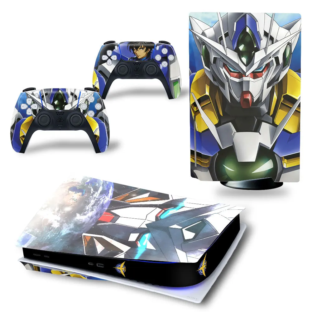 

Наклейка на приставку New Gan For PS5 Disc Edition, наклейка на приставку PlayStation 5 и 2 контроллера PS5 disk