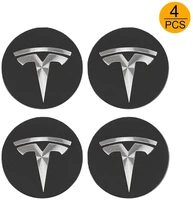 for tesla model 3 s x set aero wheel cap kit center logo emblem modification hub cover auto accessories 56mm 58mm trim emblem