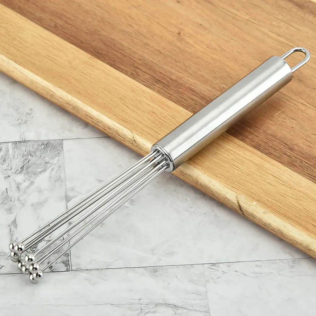 

Household Manual Cream Foam Whisk Stainless Steel Handheld Egg Blender Mixer Home Baking Tool
