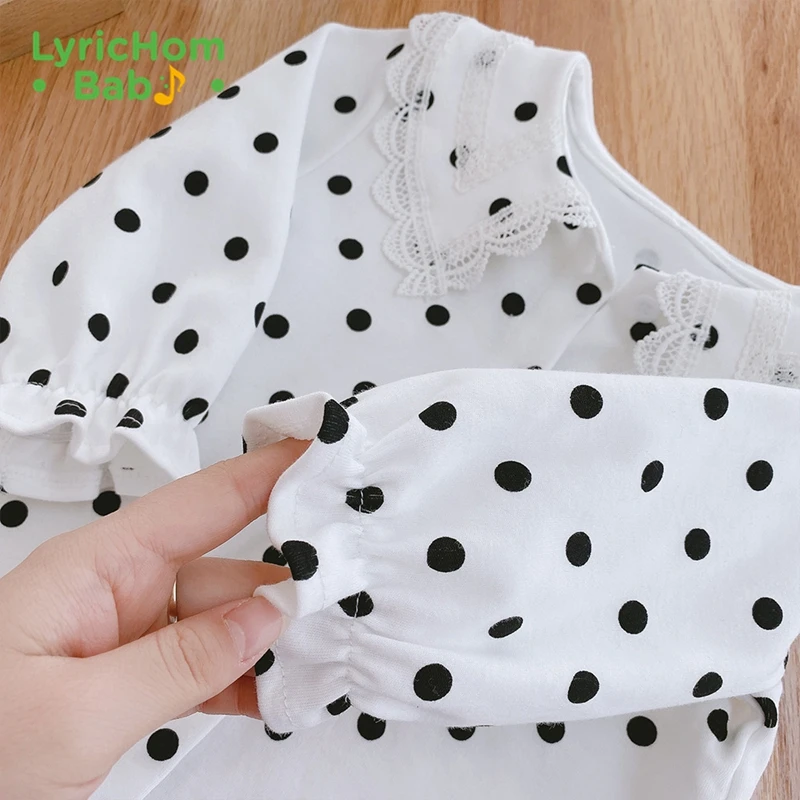

LyricHom Baby 2021 Spring Girl T-shirt long Sleeve Cotton T-shirt Baby Clothes Lace Shirts Casual Children Clothes Girl Tops