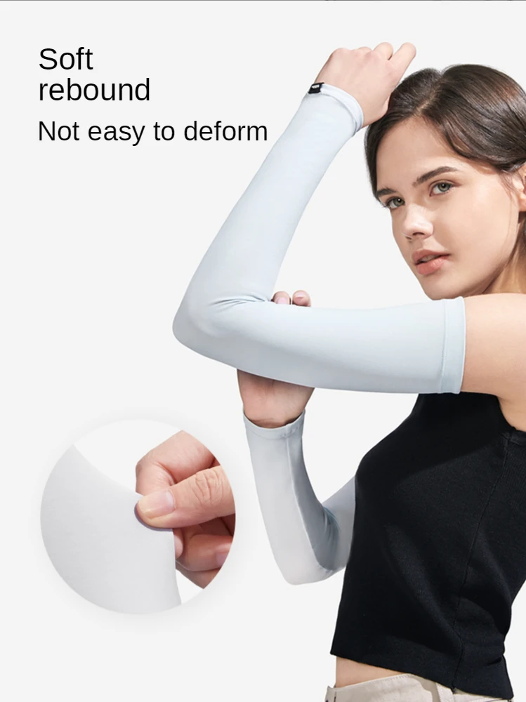 

ProwowNon-slip driving sunscreen gloves, long and short thin outdoor, anti-ultraviolet, cycling and breathable full-finger ice s