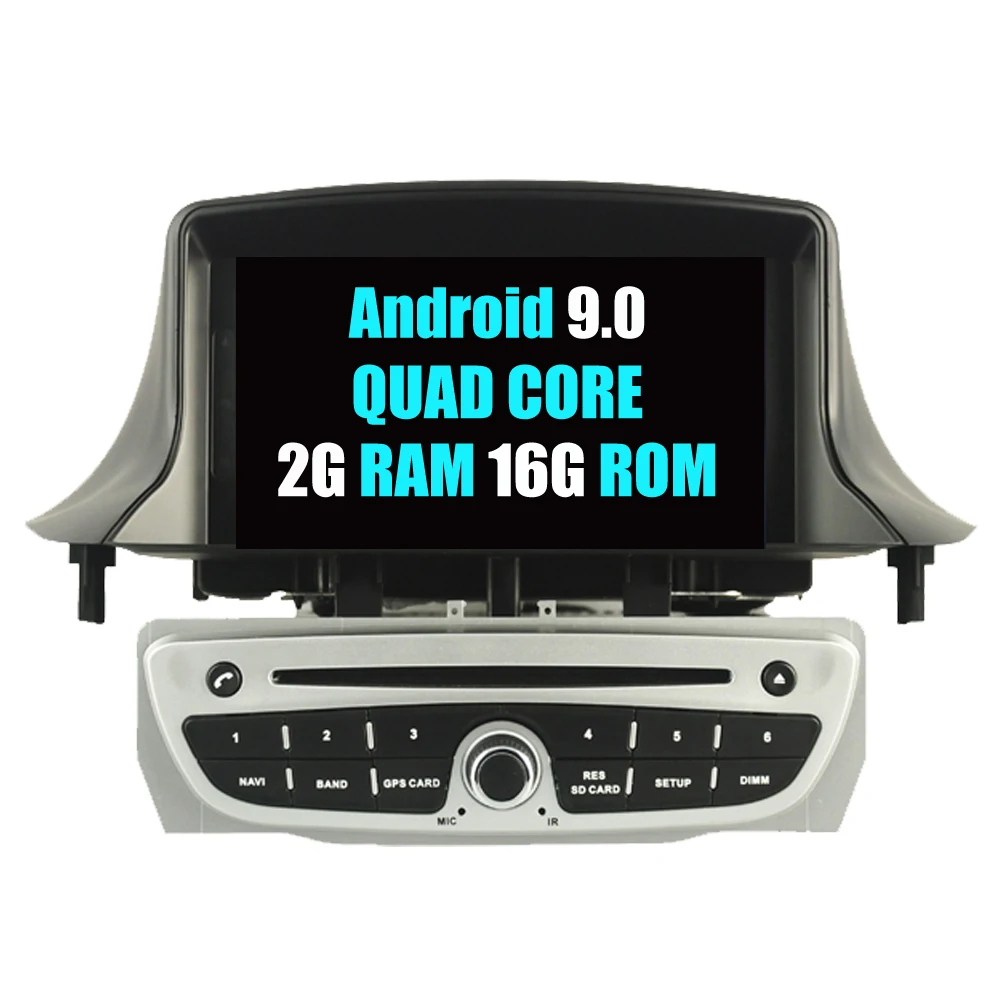 Автомобильный dvd-плеер для Renault Megane III 3 Fluence Octa Core Android 9,0 Авторадио Стерео gps навигация Мультимедийная система - Цвет: PX30 Android Silver