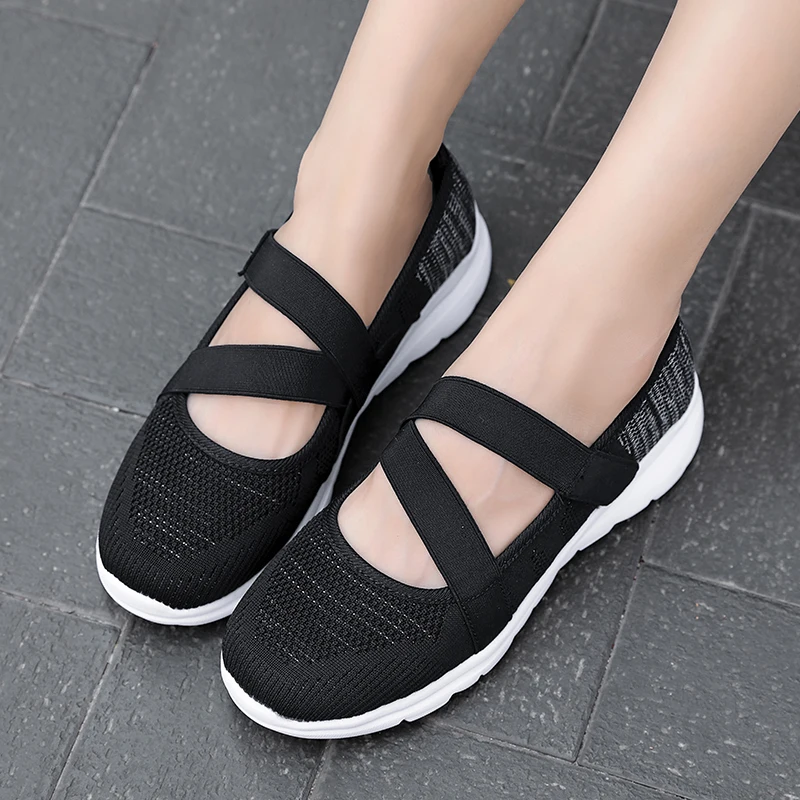 

Women Ladies Summer Fashion Breathable Mesh Basket Loafers Slip on Flats Walking Tenis Casual Gym Female Womens Sneakers Shoes